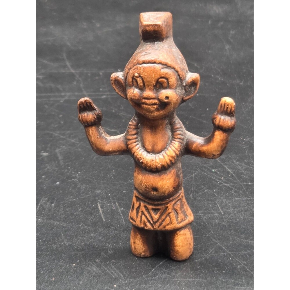 Vintage Treasure Craft Hawaii Menehune Figurine MCM Tiki Pixie
